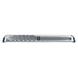 Winco GT-345 - Grater with Soft Grip Handle Anti-Slip Feet, Half Zester/Half Fine Blades