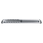 Winco GT-345 - Grater with Soft Grip Handle Anti-Slip Feet, Half Zester/Half Fine Blades