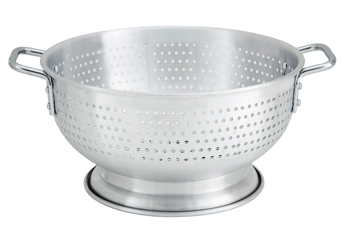 Winco Colander with Base & Handle, Aluminum