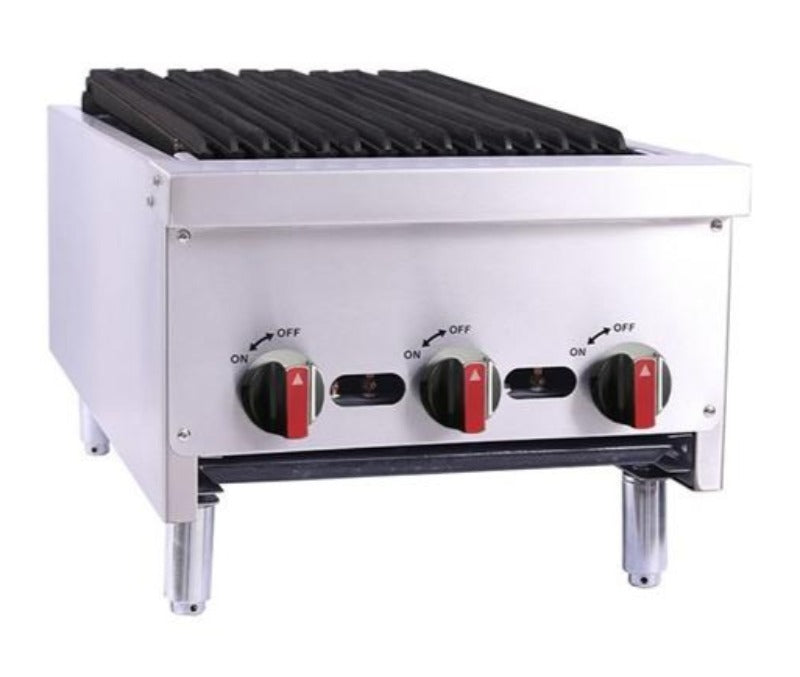 BakeMax BACGG18-2 Radiant Gas Charbroiler