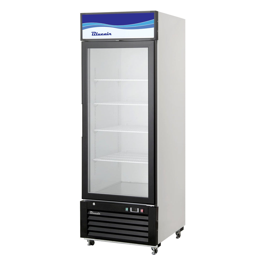 Blue Air BKGM14-HC Glass Door Merchandiser Refrigerator- One Door
