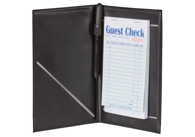 Winco CHK-2K Check Holder with Elastic Pen Loop