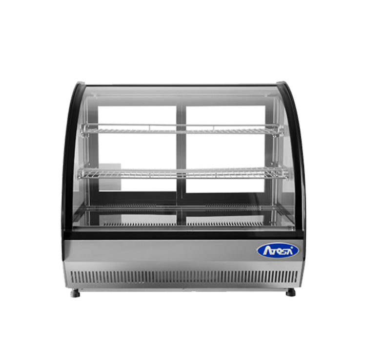 Atosa Countertop Refrigerated Curved Display Case (3.5 cu ft) - CRDC-35