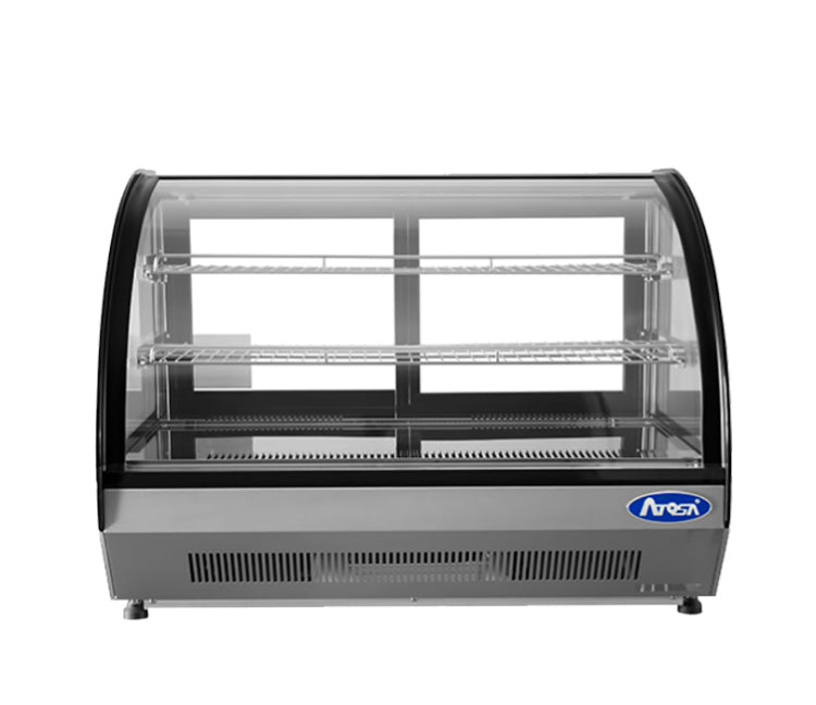 Atosa Countertop Refrigerated Curved Display Case (4.6 cu ft) - CRDC-46