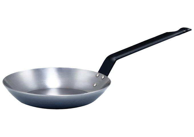 Winco CSFP-11 French Style Fry Pan, Polished Carbon Steel (Spain)