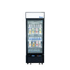 Atosa Black Cabinet One Glass Door Merchandiser Cooler - MCF8722GR