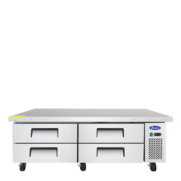 Atosa 76″ Refrigerated Chef Base, Extended Top - MGF8454GR