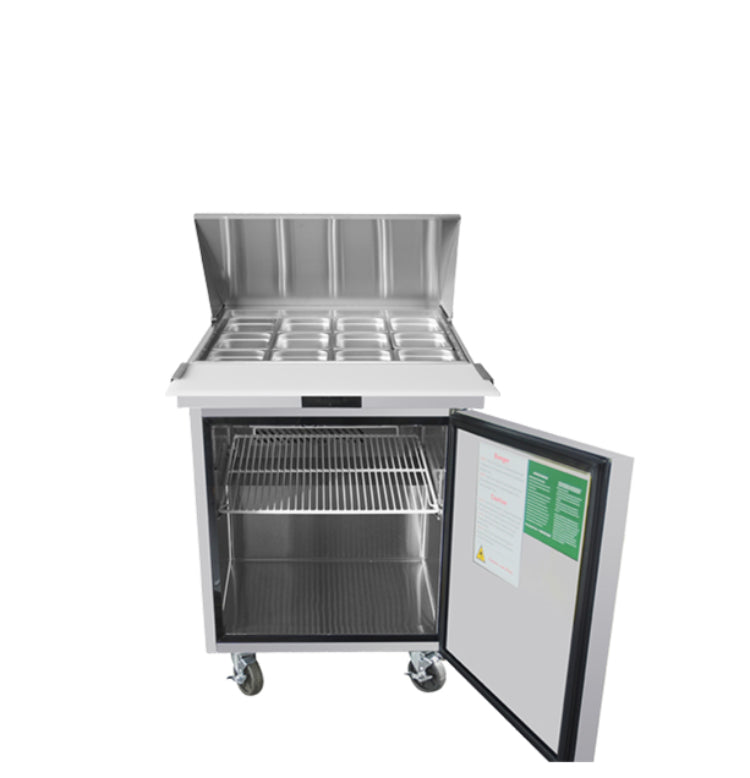 Atosa 27″ Refrigerated Mega Top Sandwich Prep. Table - MSF8305GR