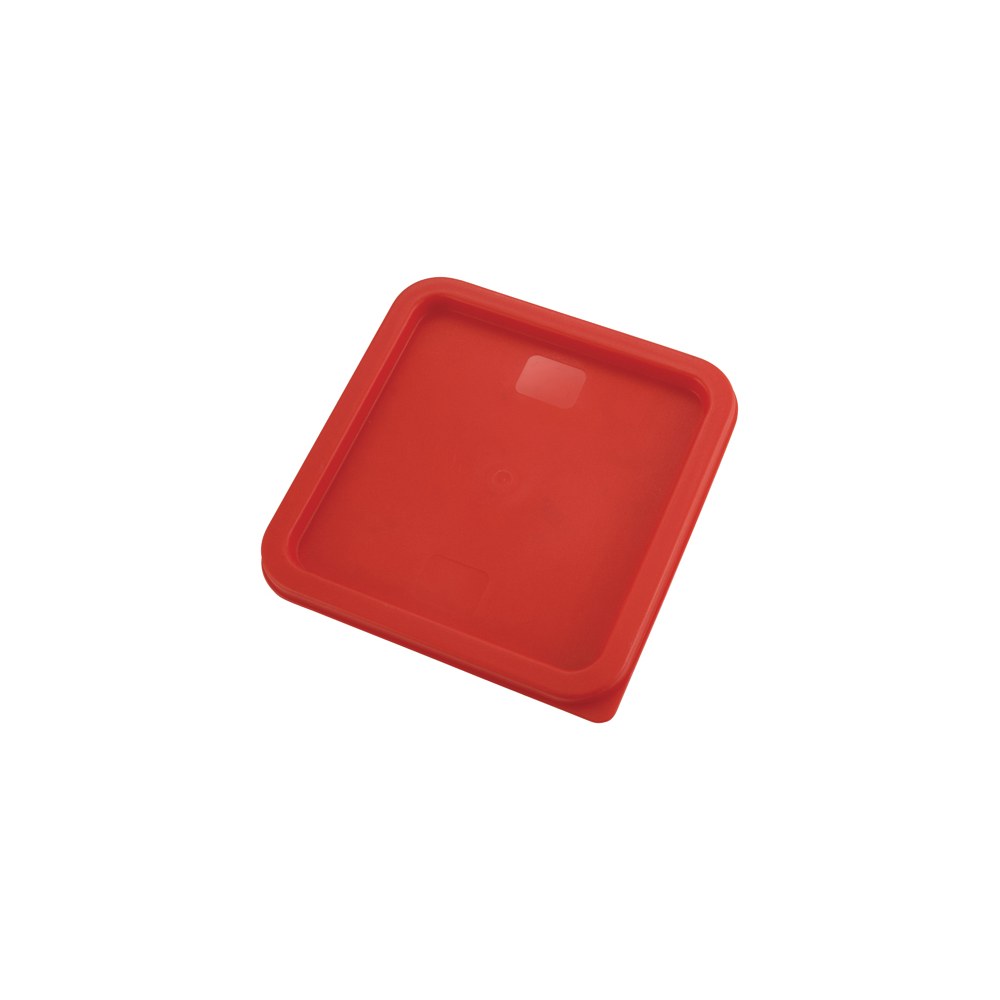 Winco PECC-68 Red Cover for Square Storage Container