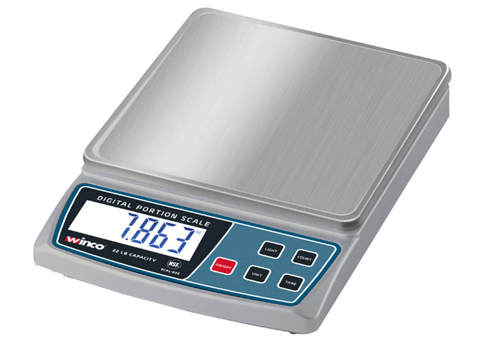 Winco SCAL-D22 Digital Portion Scale, 22 Lb