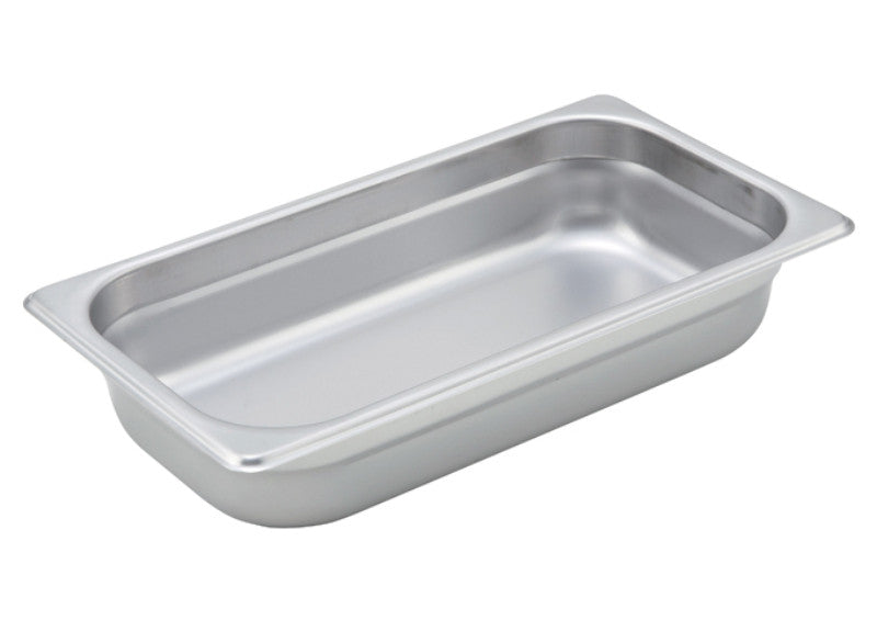 Winco 1/3 Size Stainless Steel Anti-Jam Steam Table Pans
