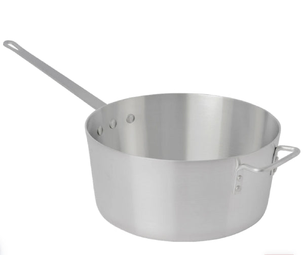 Browne 5813911 Standard Weight Tapered Sauce Pan with Helper Handle