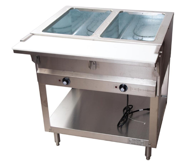 BK Resources Sealed Well Electric Steam Table 2 Well - 120V 1500W